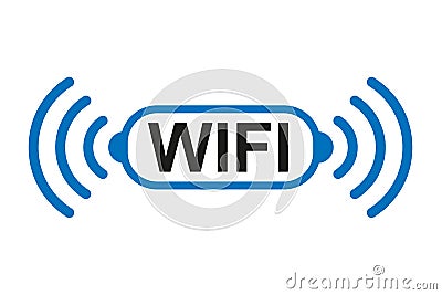 Wifi internet icon sign â€“ vector Vector Illustration